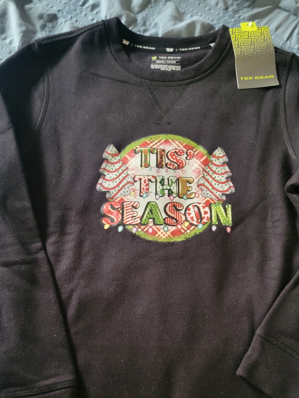 tek gear 'Tis The Season Holiday Graphic Sweatshirt